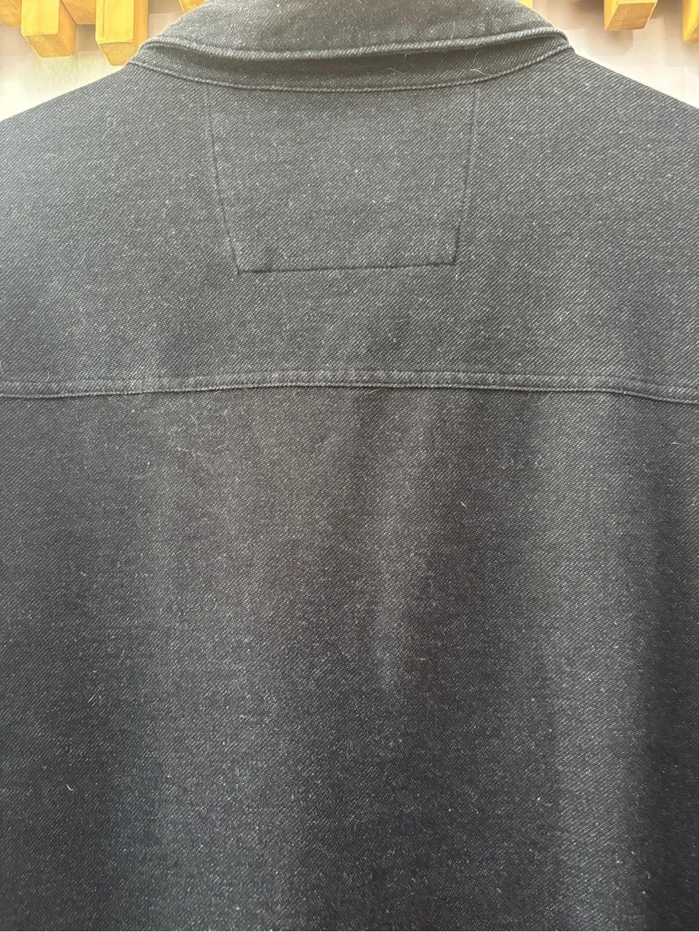 Banana Republic Shirt Mens XL Charcoal Black Heather Collared Long Sleeve